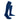 An image of a 5-Blue-Black-20-30mmHg-Mens CEP 4.0 Run Knee-High Compression Sock | Compression Apparel