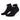 An image of a 5-Black-20-30mmHg-Mens CEP 5.0 CORE Run Low-Cut Compression Sock | Compression Apparel