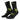 An image of a  5-Black-Lime-20-30mmHg-Mens CEP 5.0 CORE Run Mid-Cut Compression Sock | Compression Apparel