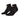 An image of a 5-Black-15-20-mmHg-Mens CEP CORE Ultralight Low-Cut Compression Sock | Compression Apparel
