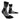 An image of a 5-Grey-Black-15-20-mmHg-Mens Max Cushion Hiking Merino Mid-cut Socks | Compression Apparel