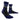 An image of a 5-Grey-Purple-15-20-mmHg-Mens Max Cushion Hiking Merino Mid-cut Socks | Compression Apparel