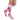 An image of a 20-30-mmHg-Pink-X-Large-4 REJUVA Camo Compression Sock | Compression Apparel