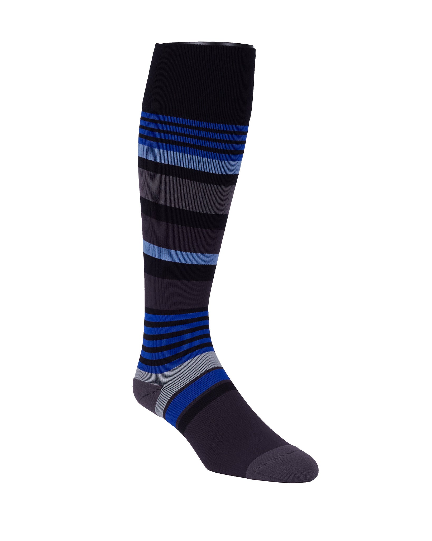 REJUVA Motley Stripe Knee-high Compression Socks | Compression Care