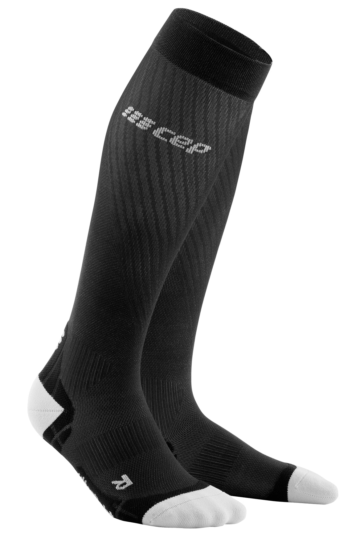 CEP Women's Ultralight Compression Tall Run Socks Grey/Light Grey Size 4,  Socks -  Canada