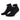 An image of a  5-Black-20-30mmHg-Mens CEP 5.0 CORE Run Low-Cut Compression Sock | Compression Apparel