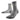 An image of a  5-Grey-Lime-15-20mmHg-Mens CEP Ultralight Mid-cut Sock | Compression Apparel