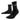 An image of a  5-Black-Grey-15-20mmHg-Mens CEP Ultralight Mid-cut Sock | Compression Apparel