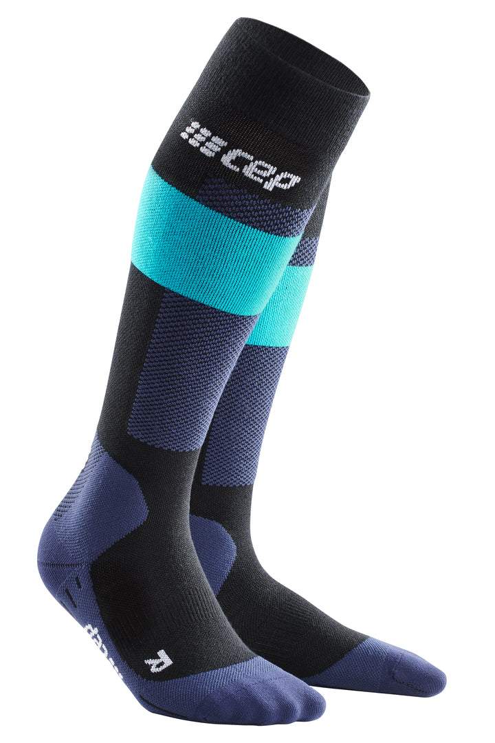 CEP Men's Ski Merino Compression Socks 20-30 mmHg