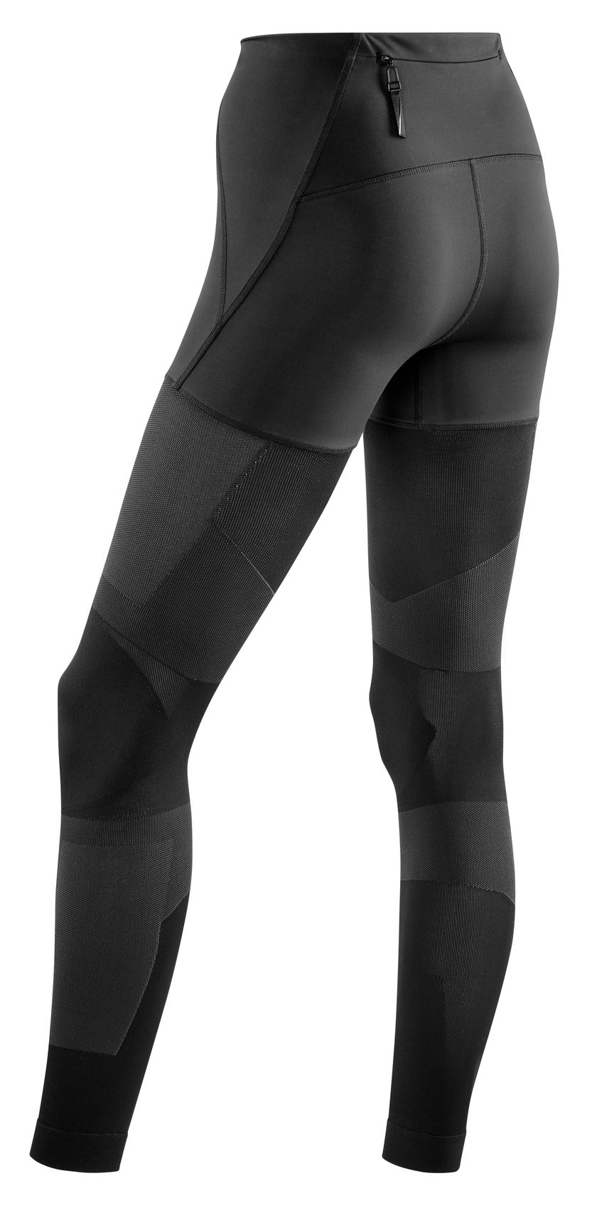 Compression tights, check design, Black 70 Den
